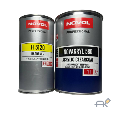 Лак NOVOL 580 HS 2+1 1L + отв 0.5л(5120)